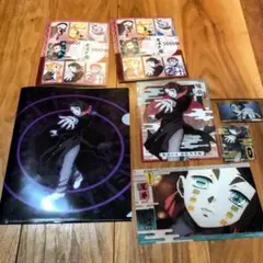 鬼滅の刃　魘夢　ステンドグラスカード　クリアビジュアルポスター　クリアファイル