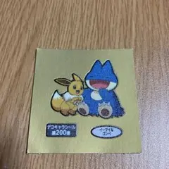 ポケモン★ポケモンパン★デコキャラシール★第200弾★イーブイ&ゴンベ