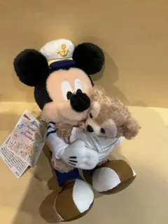 東京ディズニーシー ダッフィー ミッキー 20周年 ぬいぐるみバッジ