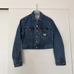 Calvin Klein Jeans クロップドデニムジャケット S