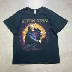 ELTON JOHN エルトン・ジョン ギルダン ツアーTシャツ ブラック L