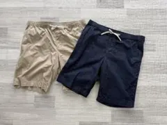 無印良品ショートパンツ 2枚セット ベージュ　デニムのサムネイル
