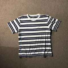 GAP ボーダー クルーネックTシャツ ネイビー 白 メンズ M