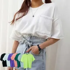 VIVID LADY 半袖 Tシャツ コーラルピンクのサムネイル