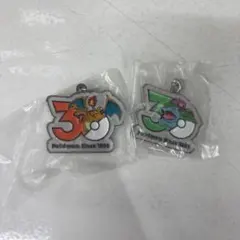 ポケモン 30周年 メタルチャームマスコット リザードン フシギバナ
