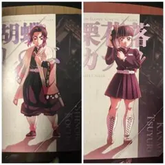 鬼滅の刃 劇場版 無限城編 描き下ろしイラスト 蛇腹ポストカード しのぶ カナヲ