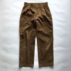 ★美品★J.PRESS コーデュロイパンツ ブラウン ツータック ストレッチ Mのサムネイル