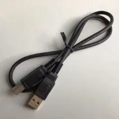 USB 2.0 Type-A Type-B 黒 プリンターケーブル 約70cm