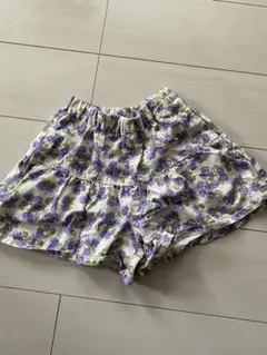GU 花柄 ハーフパンツ 120