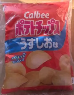 ☆新品未使用☆　カルビー　ポテトチップス　ダイカットクッション　うすしお