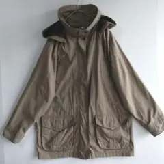 A161 RIVER EDGE ハーフジャケット S 黄土 US古着 フード付