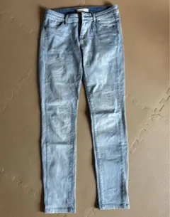 UNIQLO スキニーデニム 24 (61cm) ライトブルー