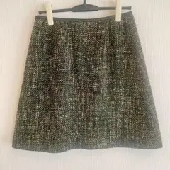美品★マッキントッシュフィロソフィー ツイード スカート オフィス きれいめ