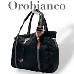 Orobianco オロビアンコ★ナイロン トートバッグ A4収納可能 ブラック