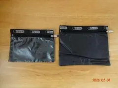 LeSportsac ポーチ 黒 2つ
