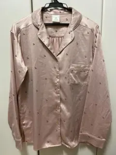 ジェラートピケ＊チェリー柄サテンパジャマ