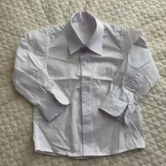 ホワイト 長袖シャツ サイズ90