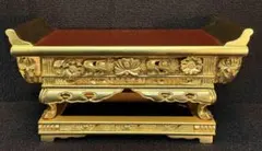 骨董　時代漆器　朱塗　高卓　飾台 骨董 時代漆器 朱塗 高卓 飾台 - メルカリ