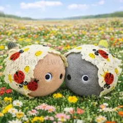 NICOBO（ニコボ）アクセサリーハンドメイド かぎ針編みテントウムシ柄スカーフのサムネイル