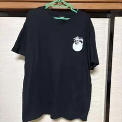 グ*ン様 Stussy ブラック Tシャツ XL 8ボール
