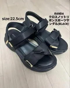 極美品♪ MANA マナ ベルクロ スポーツサンダル 厚底 シャークソール