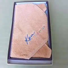 Ken刺繍入りタオルハンカチ