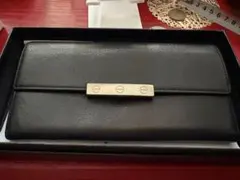 PRADA ブラック レザー 長財布