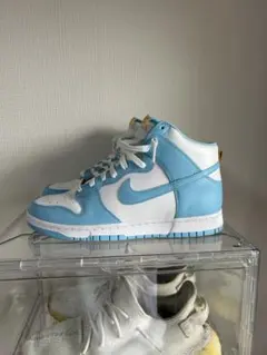 Nike Dunk High ライトブルー/ホワイト