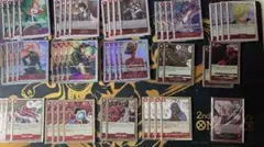 赤レイリー　構築済デッキ　カスタム用オマケ・スリーブ付き　ワンピースカードゲーム