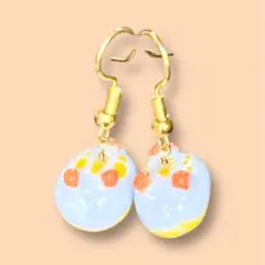 ハンドメイド　ウミウシピアス