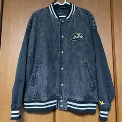 マークゴンザレス ボンバージャケット グレー/ブラック　Mサイズ