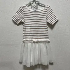 ストライプ 半袖ワンピース (100cm~)