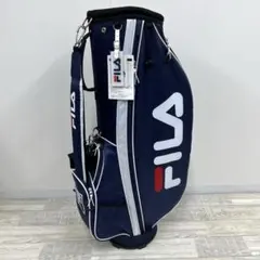 FILA フィラ キャディバッグ ネイビー ポリエステル素材のサムネイル
