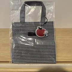 【新品未使用、未開封】ファミリアトート ギンガムチェック 黒 小
