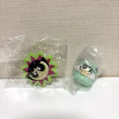 パワーパフガールズ バターカップ　きゃらまかろん・ライトクリップセット