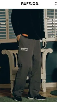 RUFFLOG ラフロッグ ストレッチパンツ 黒L 楽天市場】RUFFLOG ラフロッグ パンツ サイズ:XL 22AW ロゴ パッチ