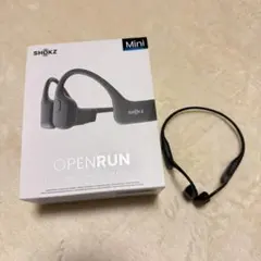 SHOKZ OPENRUN Mini 骨伝導イヤホン ブラック