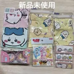 【新品未使用】ちいかわ ランチクロス 巾着 コップ袋 お弁当用ピック等 6点