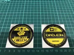 THIRTY FOUR CIRCLE34 キャップステッカー2枚セットのサムネイル