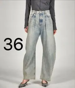 【PRANK PROJECT】High-waistedCurvedDenim36のサムネイル