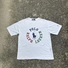 90s Polo by Ralph Lauren 半袖 Tシャツ ロゴ サークル