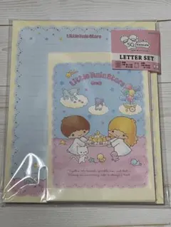 リトルツインスターズ レトロ 50周年 レターセット
