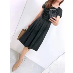 【美品✨】定価50,000円❤️DUAL VIEWデュアルヴュー✨フリルワンピースのサムネイル
