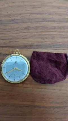 WALTHAM 懐中時計 シルバー/ゴールド ポーチ付き