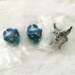 ズートピア2　ファッションリング　3個