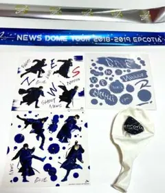 NEWS EPCOTIA 風船 落下物 BLUE 特典 ステッカー 3種 シール