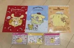 ポムポムプリン　A5クリアファイル&ミニポーチ　セット