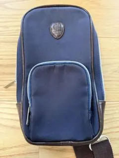 TAKEO KIKUCHI ネイビー ボディバッグ