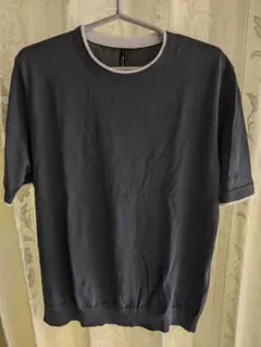 トレンタセッタンタ ニットポロ 46 ブルー 未使用 30/70 トレンタセッ