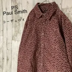 PS Paul Smith ポールスミス シャツ コーデュロイ 総柄 サイズL